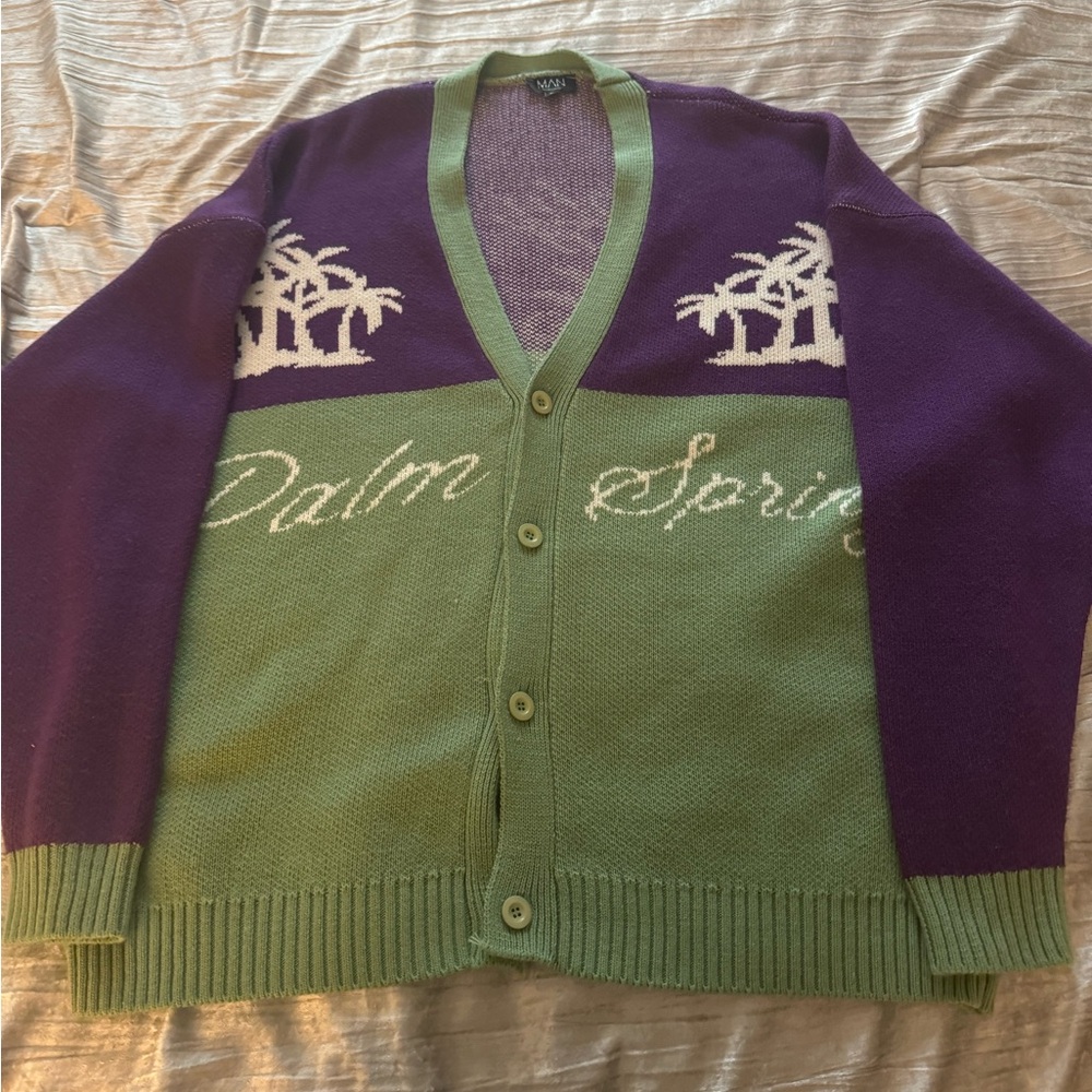 Boohoo man oversized cardigan in size L